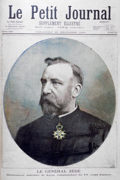 Général Zédé, gouverneur militaire de Lyon, France, 1895 - Fortuné Méaulle