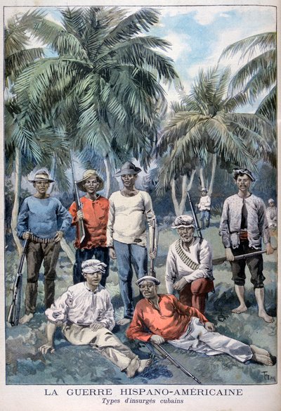 Insurgés cubains pendant la guerre hispano-américaine, 1898 - Fortuné Méaulle