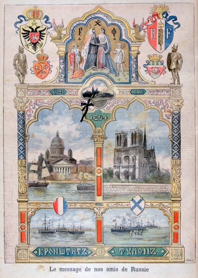 Message de nos amis russes, 1896 - Fortuné Méaulle