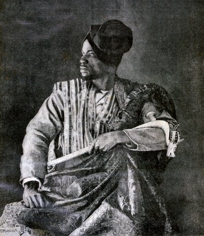 Le principal envoyé du Dahomey pour le roi Béhanzin à Paris, 1893 - Fortuné Méaulle