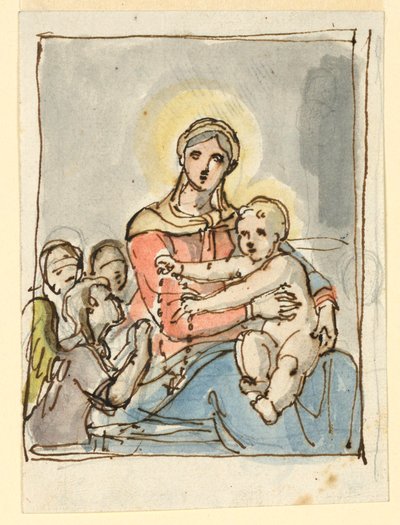 Enfant Jésus avec chapelet - Fortunato Duranti