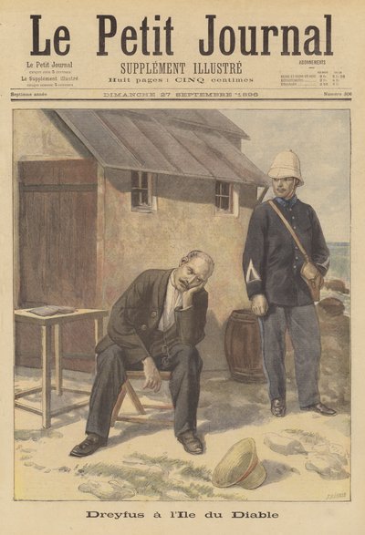 Alfred Dreyfus emprisonné sur l