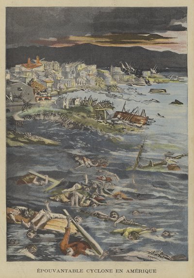 Ouragan épouvantable en Amérique - Fortune Louis Meaulle