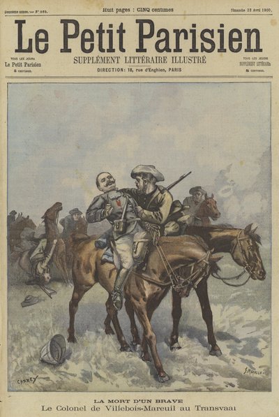 Mort du colonel Villebois-Mareuil au Transvaal - Fortune Louis Meaulle