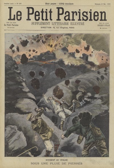 Éruption du mont Vésuve - Fortune Louis Meaulle