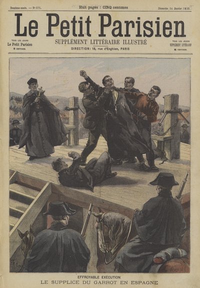 Exécution par garrot en Espagne - Fortune Louis Meaulle