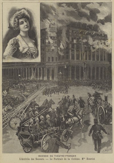 Incendie au Théâtre-Français, Paris - Fortune Louis Meaulle