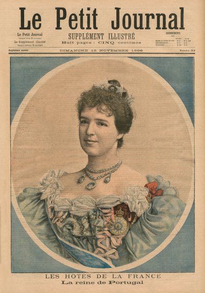 Hôtes français, la reine Amélie de Portugal (1865-1951) couverture du 