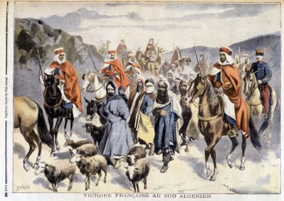 Victoire française en Algérie du Sud - dans « Le Petit Journal » du 28/03/1897 - Fortune Louis Meaulle