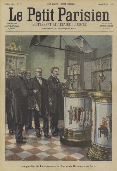 Inauguration des laboratoires à la Bourse de commerce de Paris - Fortune Louis Meaulle