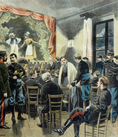 Le théâtre aux armes , spectacle de chasseurs alpins - Fortune Louis Meaulle