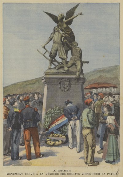 Monument érigé à Brest en mémoire des soldats français morts pour la nation - Fortune Louis Meaulle
