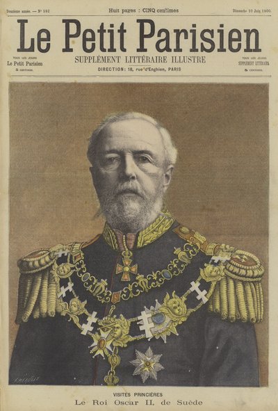 Oscar II, roi de Suède - Fortune Louis Meaulle