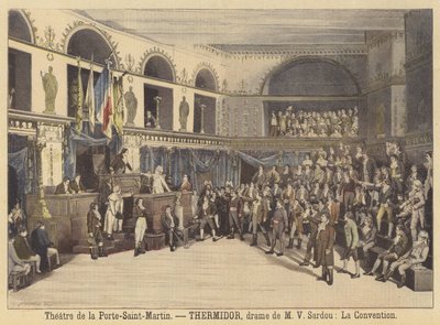 Production de Thermidor au Théâtre de la Porte-Saint-Martin - Fortune Louis Meaulle