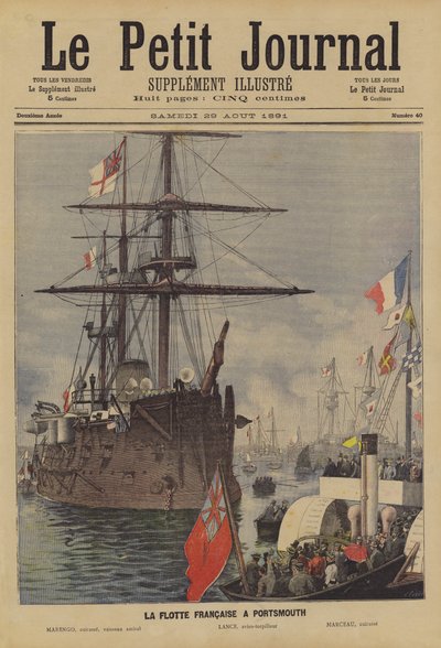 La flotte française à Portsmouth - Fortune Louis Meaulle