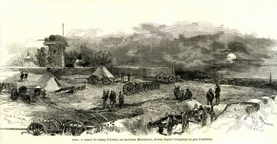 La tour de Solferino, construite sur la Butte Montmartre à Paris en 1859, approximativement sur le site de l