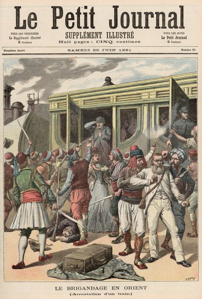 Bandits en Orient : Arrestations dans un train, de 