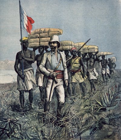 Lieutenant Mizon (1853-99) lors de sa mission d