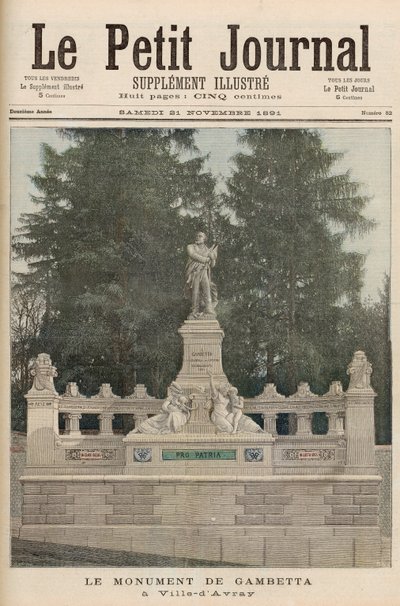 Monument à Gambetta à Ville-d