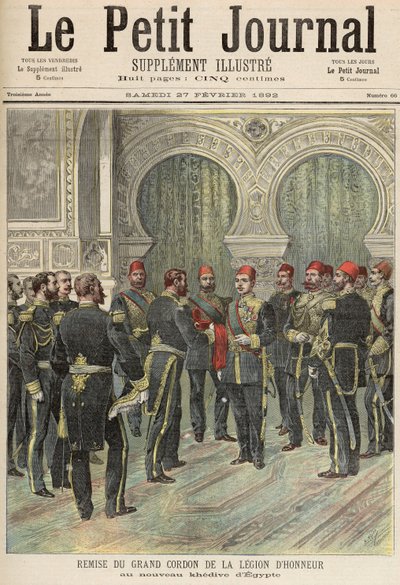 Retour du Grand Cordon de la Légion d