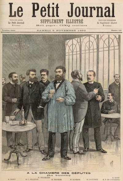 La Chambre des députés : La salle de rafraîchissement, de 