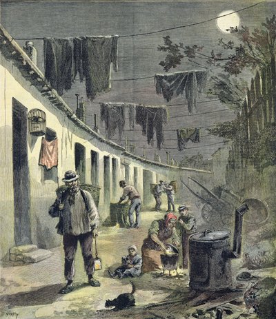 Les chiffonniers de Paris, illustration du supplément illustré du Petit Journal, 27 août 1892 - Fortune Louis Meaulle and Henri Meyer