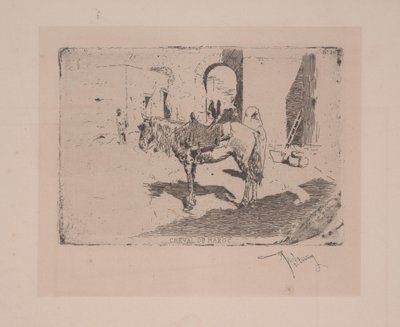 Cheval du Maroc - Fortuny y Carbó