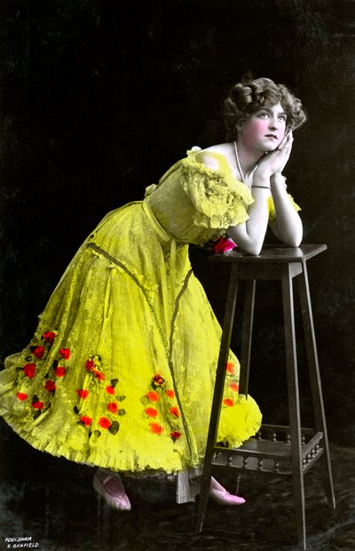 Gabrielle Ray 1883-1973, actrice anglaise, début du 20e siècle - Foulsham and Banfield