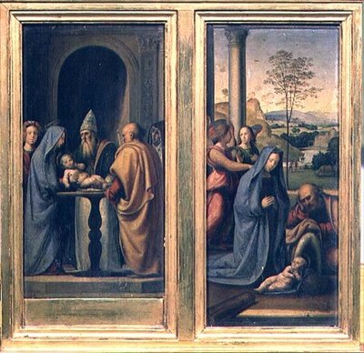 La Circoncision et la Nativité - Fra Bartolomeo
