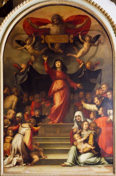 Notre-Dame de la Miséricorde, par Bartolomeo della Porta, connu sous le nom de Fra Bartolomeo (1472-1517) - Fra (1472 1517) Bartolomeo