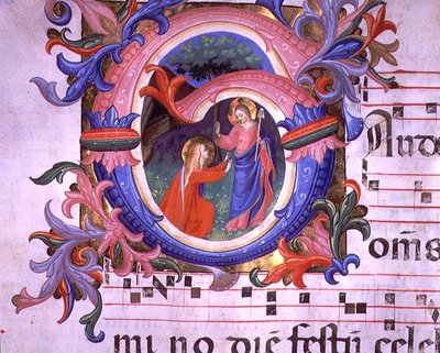 Initiale historiée 