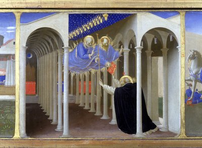 Apparition de Saint Pierre et Saint Paul à Sainte Dominique - Fra  Angelico