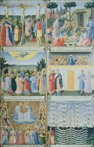 Armadio degli Argenti (Coffre en argent) avec la vie de Jésus - Fra (c.1387 1455) Angelico