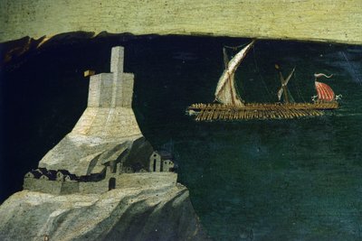 Bateau, détail de Thebaid - Fra (c.1387 1455) Angelico