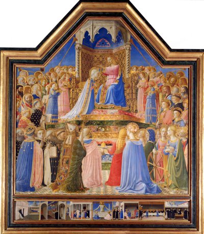 Couronnement de la Vierge (vers 1430-32) - Fra  Angelico