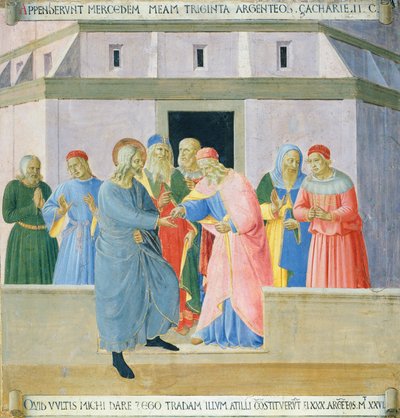 Judas recevant la récompense, panneau de l