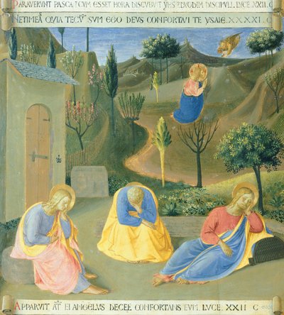 Prière dans le jardin (détail) - Fra (c.1387 1455) Angelico