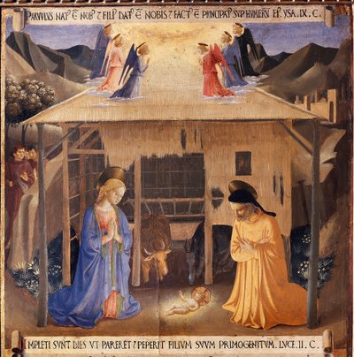 Vie du Christ : la Nativité, Armadio degli Argenti - Fra  Angelico