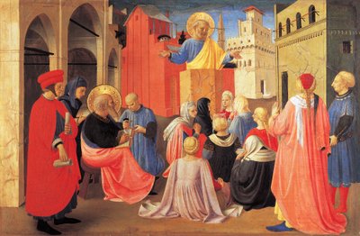Saint Pierre prêchant l