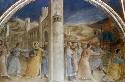 Saint Étienne conduit à son martyre - Fra  Angelico