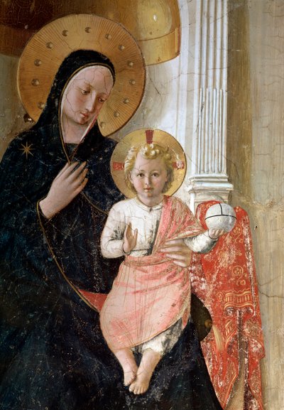 La Madone des Ombres (détail) - Fra  Angelico