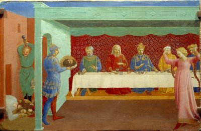 La décollation de Saint Jean-Baptiste au banquet d