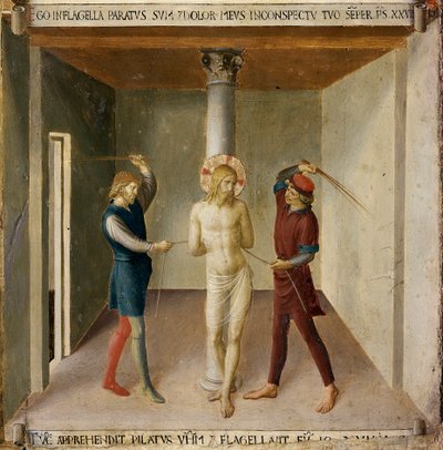 La flagellation. Vie du Christ, Armadio degli Argenti - Fra  Angelico