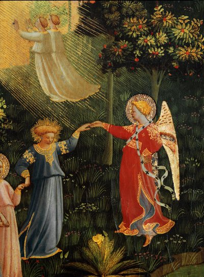 Le Jugement dernier : la danse des élus au Paradis - Fra  Angelico