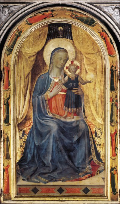 Tabernacle des Linaiuoli (tempera sur panneau) - Fra (c.1400 55) Angelico
