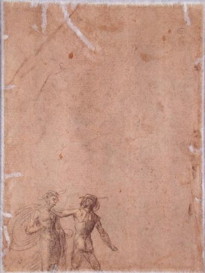Deux figures (verso) - Fra 1472 1517 Bartolommeo
