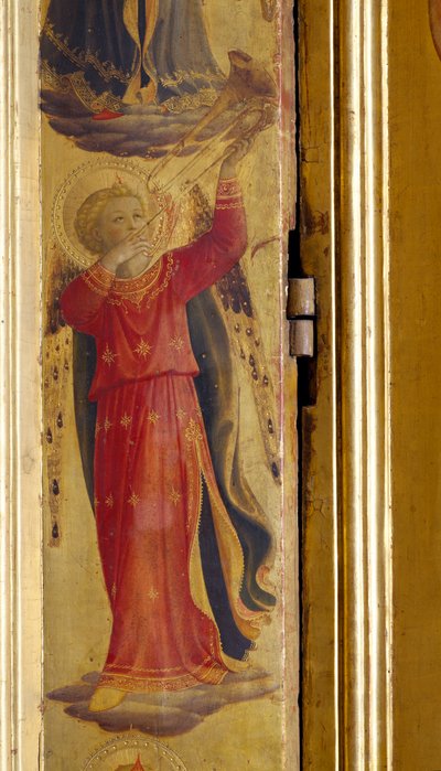 Ange jouant de la trompette (détail) - Fra Angelico