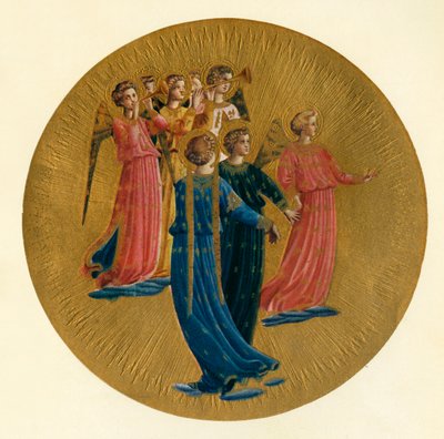 (détail) de la Couronnement de la Vierge - Fra Angelico