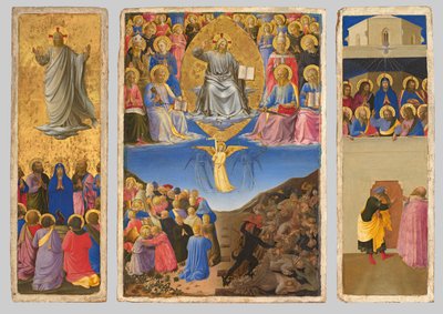 Italien : Trittico (Ascensione, Giudizio Universale, Pentecoste) Triptyque du Jugement dernier, de l
