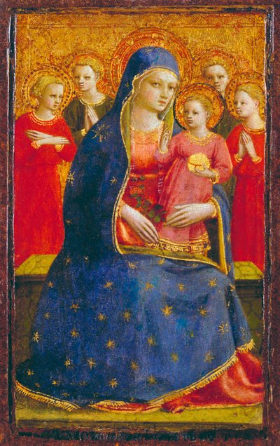 Madone et Enfant avec des anges, vers 1425 - Fra Angelico